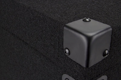Odyssey Carpeted Pro DJ Case w/ Detachable Lid for 90 LP Vinyl Records (4 Pack) - VMInnovations