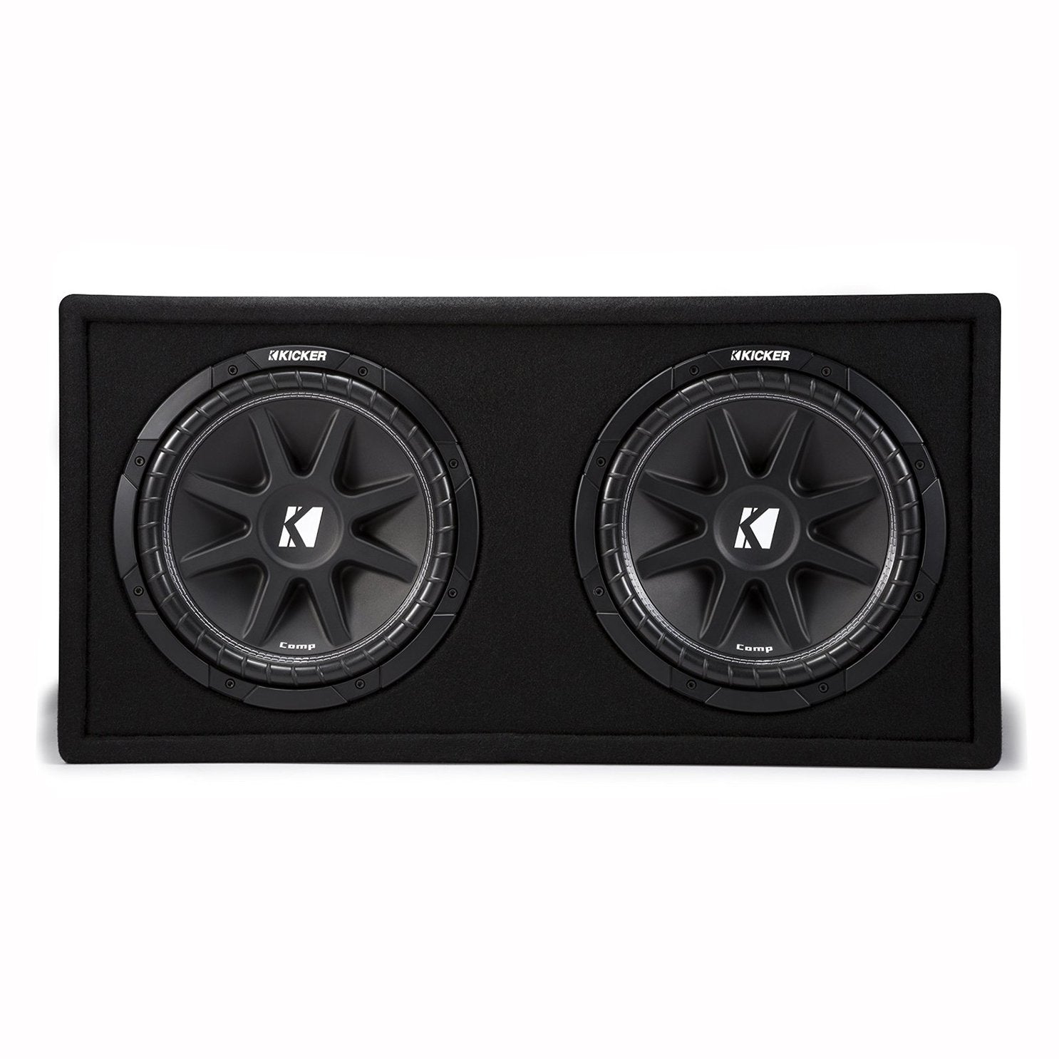 Kicker 43DC122 12 Inch 600 Watt Comp Dual Car Audio Loaded Subwoofer (4 Pack)