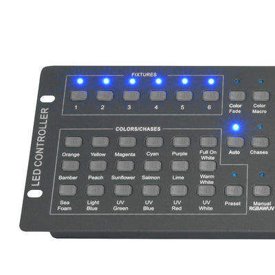 American DJ ADJ Mega Flat Pak(2) & Chauvet OBEY 6-Channel Lighting Controller(2)
