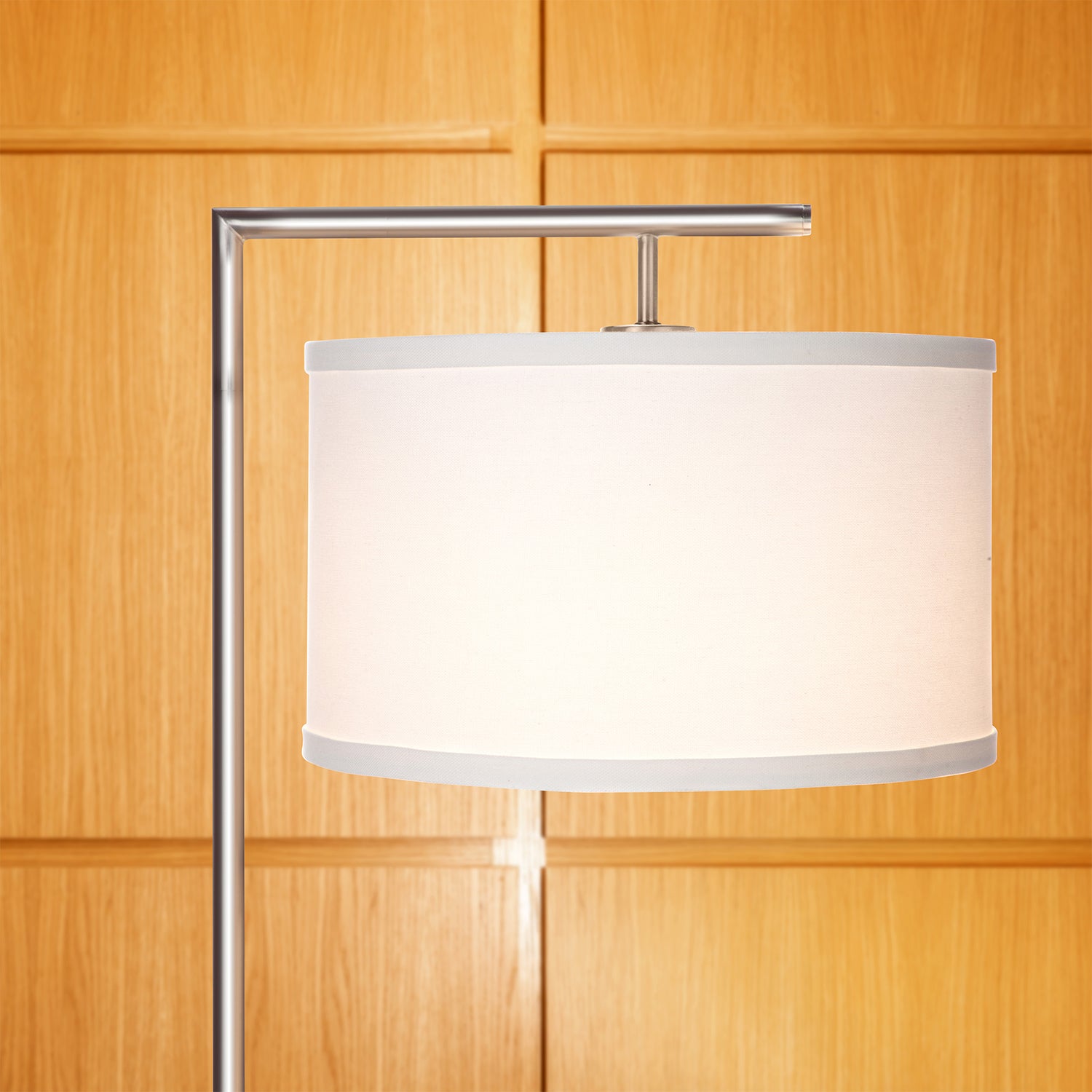 Brightech Montage Standing Floor Smart Lamp LED Light, Satin Nickel (Open Box) - VMInnovations