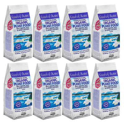 Coast of Maine Organic Stonington Blend Plant Food, 4 Pound Bag (8 Pack) - VMInnovations