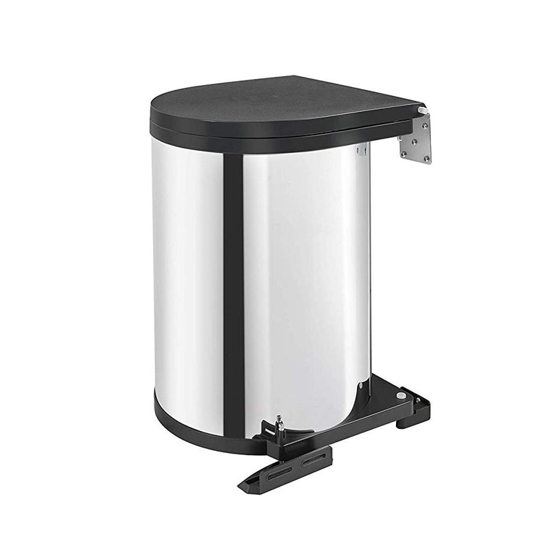 Rev-A-Shelf 15-Liter Pivot Out Waste Container, Stainless Steel (For Parts)