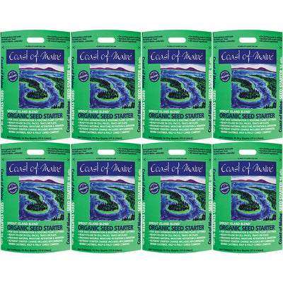 Coast of Maine Organic Seed Starter for Root Plant Cuttings, 16 Qt (8 Pack) - VMInnovations