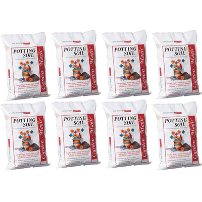 Michigan Peat 5720 Garden Magic General Purpose Potting Soil Mix, 20 lb, 8 Pack