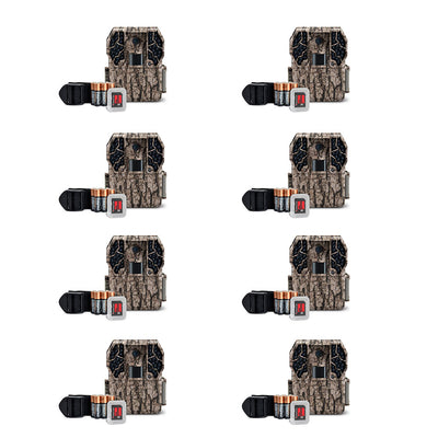 Stealth Cam ZX36NG 10MP No Glo Infrared Game Trail Camera Kit w/ SD Card 8 Pack