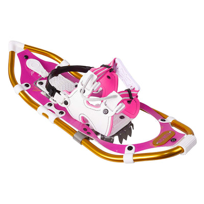 Yukon Charlie's Pro Float Women's Snowshoe Kit w/ Poles and Bag Pink (For Parts)
