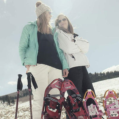 Yukon Charlie's Women's Advanced Float Series Snowshoes & Poles (Open Box)