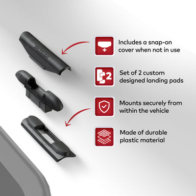 YAKIMA Landing Pad 8, Fixed Point Roof Mounts 02-06 Honda CR-V, 2pc(Open Box) - VMInnovations