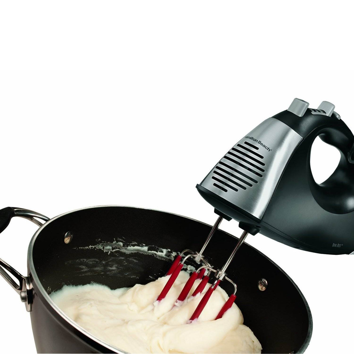 Hamilton Beach SoftScrape 6 Speed Electric Hand Mixer, Black (Open Box)