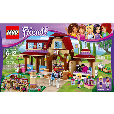 LEGO Friends Heartlake Riding Club Horse Stables w/ Minifigures (Open Box)