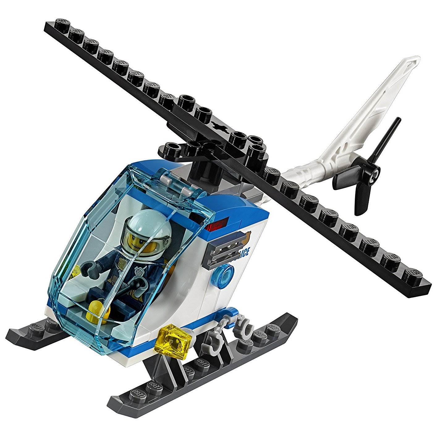 LEGO City Police Station Car Helicopter Motorbike Building Play Set (Open Box)