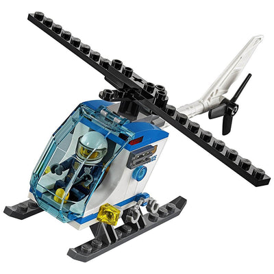 LEGO City Police Station Car Helicopter Motorbike Building Play Set (Open Box)