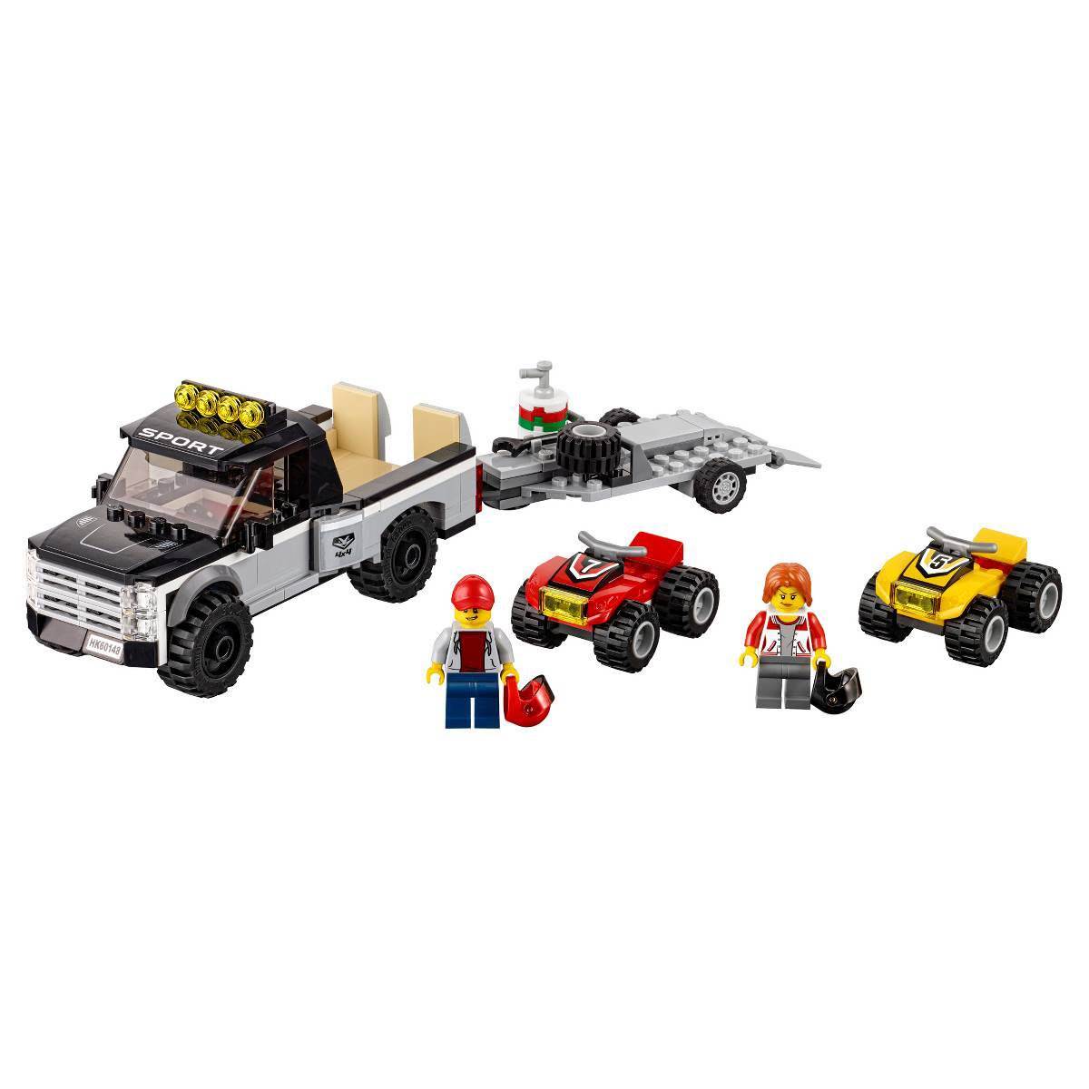 LEGO City Great Vehicles ATV Race Team, 4 Wheeler Building Set Kit (Open Box)