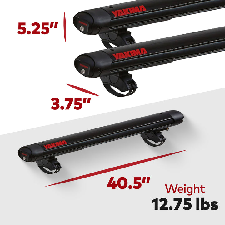 YAKIMA FatCat EVO 6 Skis or 4 Snowboards Roof Rack, Fits T-Slot Crossbars (Used)