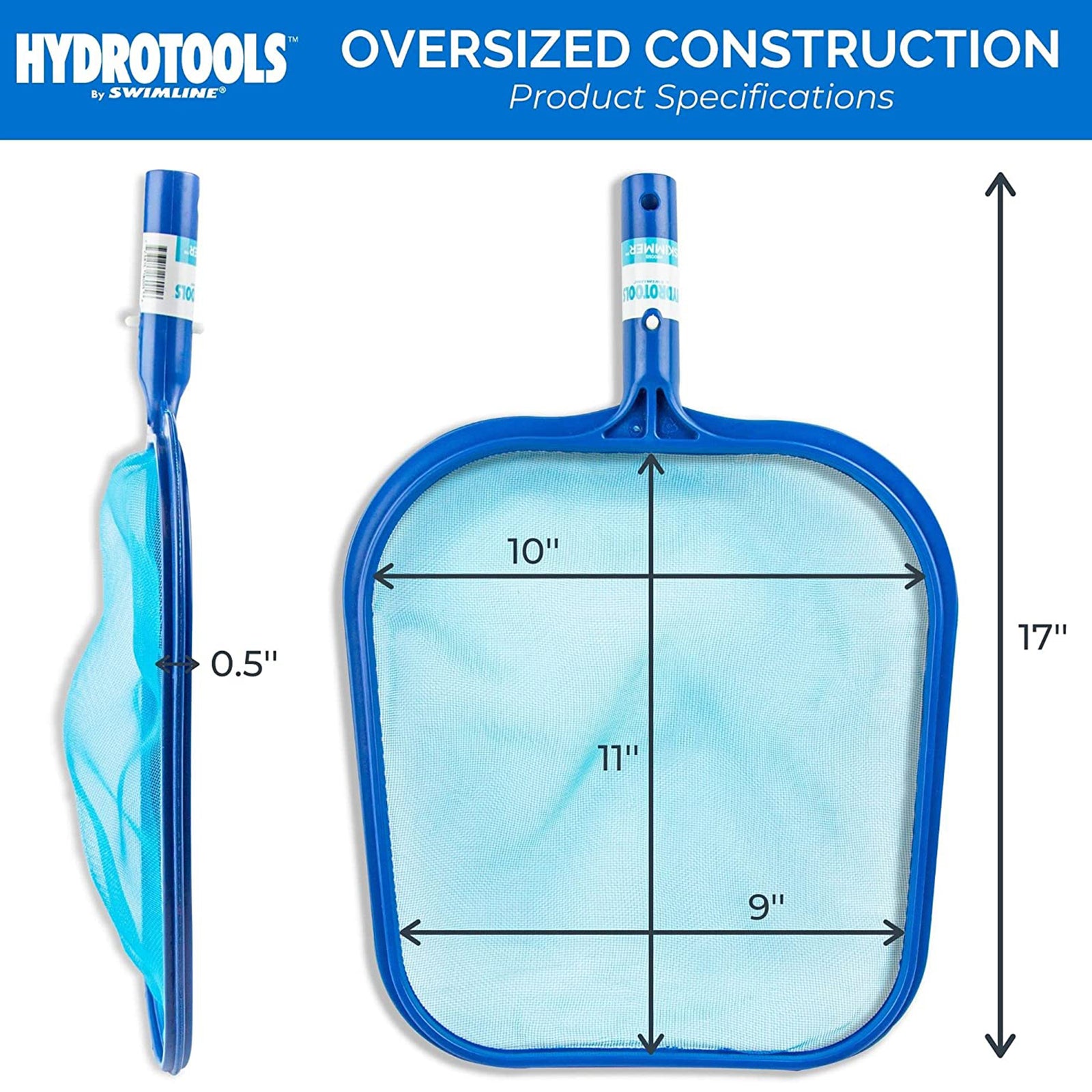 Swimline HydroTools Skimmer Head Swimming Pool Spa Leaf Skimmer Mesh Net - VMInnovations