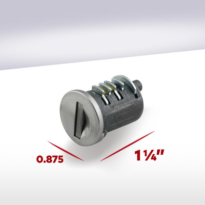 Yakima Car Rack System SKS Lock Cylinder Core Kit with Key (2 Pack) (Open Box) - VMInnovations