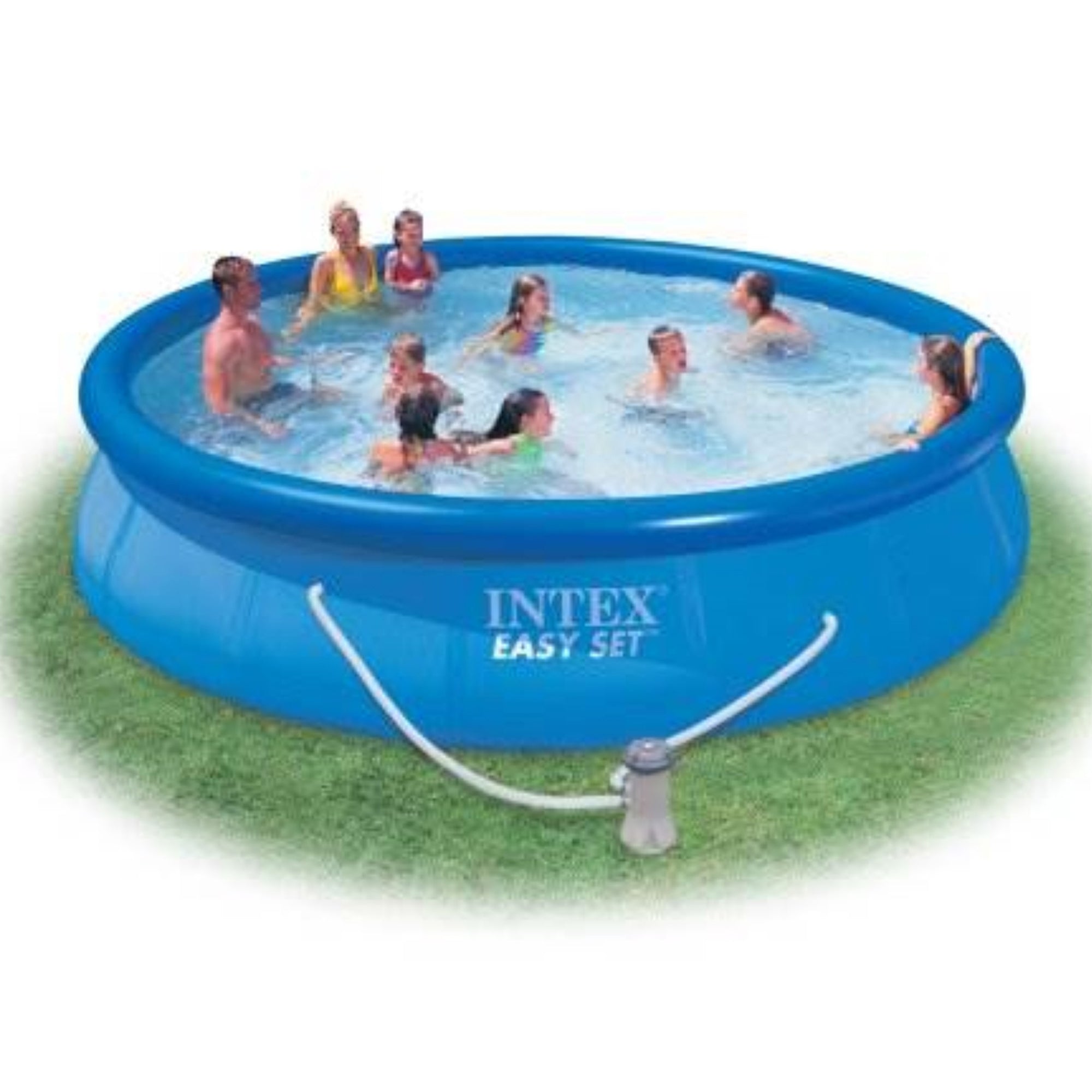 Intex 15ft x 33in Easy Set Above Ground Swimming Pool and 530 GPH Filter Pump - VMInnovations
