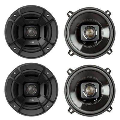 Polk Audio DB522 5.25 Inch 300W 2 Way Car/Marine ATV Stereo Speakers (4 Pack)