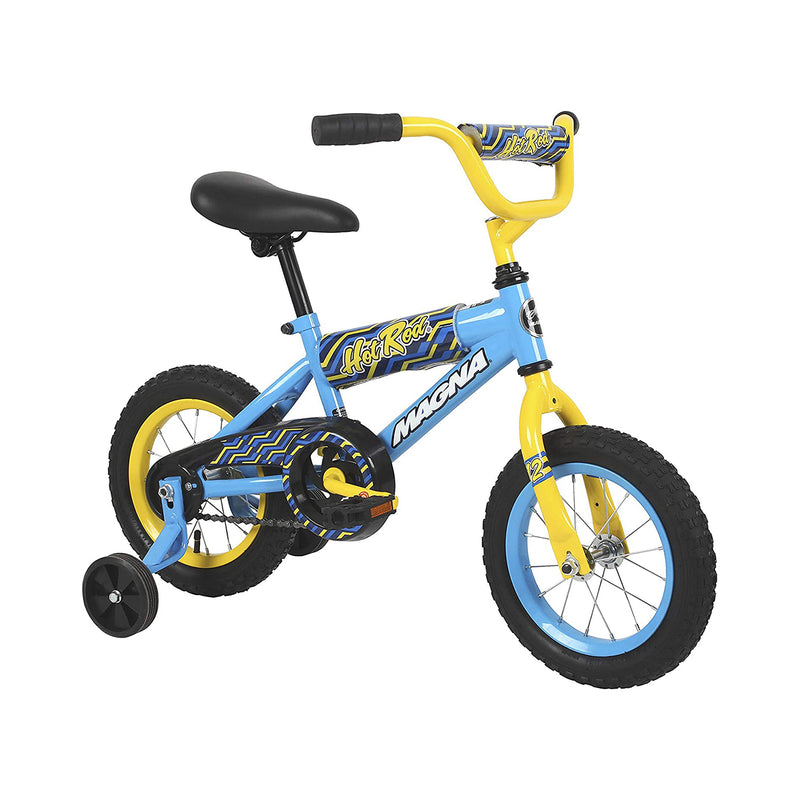 Dynacraft 12 Inch Magna Hot Rod Bicycle with Removable Training Wheels for Kids