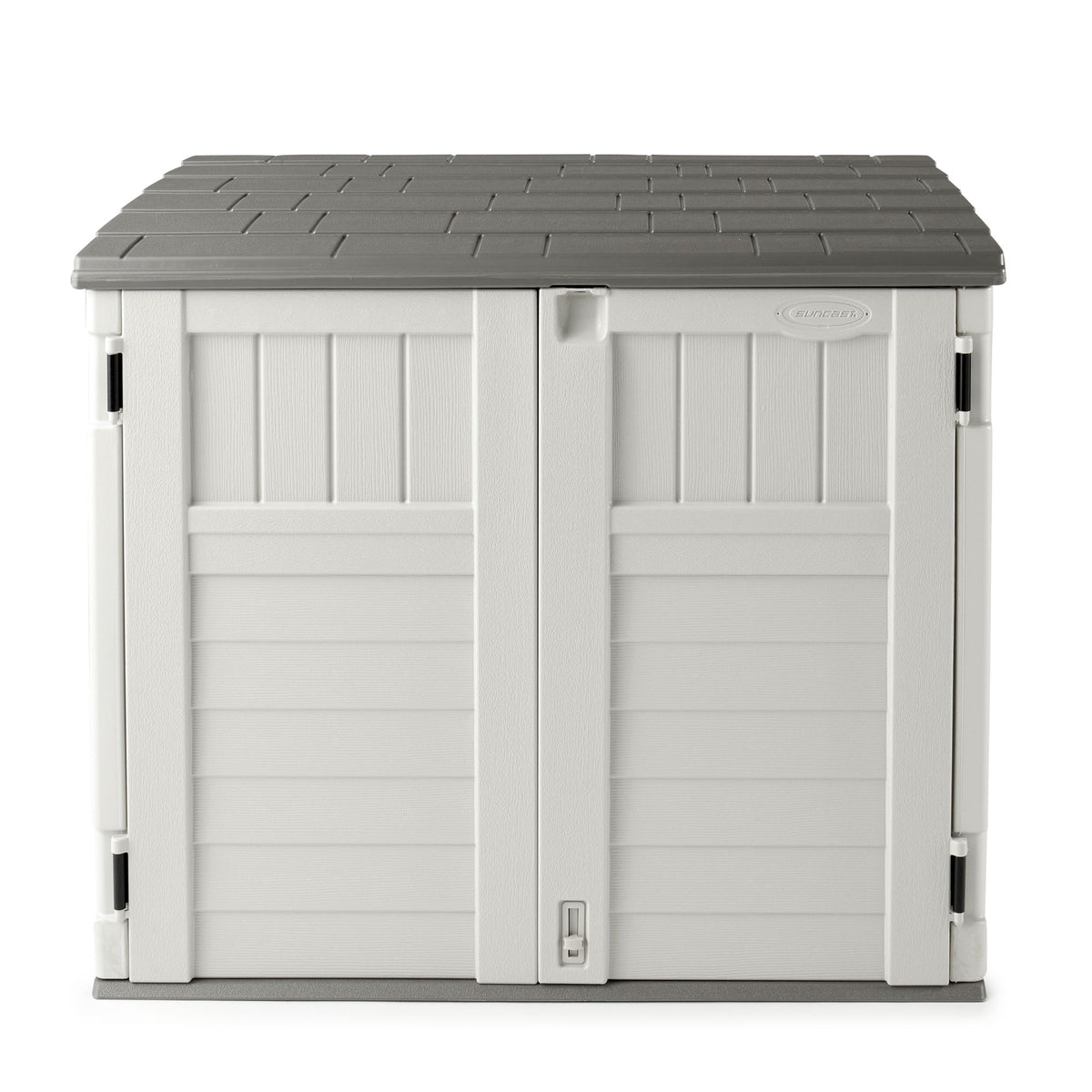 Suncast 34 Cubic Feet Resin Horizontal Storage Shed w/ Reinforced Floor (Used)