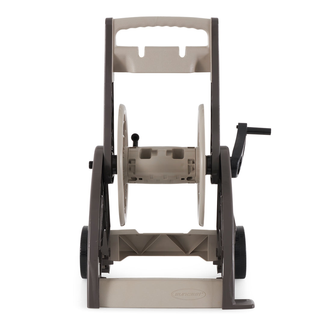 Suncast CPLJNF175BD 175' Resin Garden Reel Wheeled Cart for 5/8" Vinyl Hose - VMInnovations
