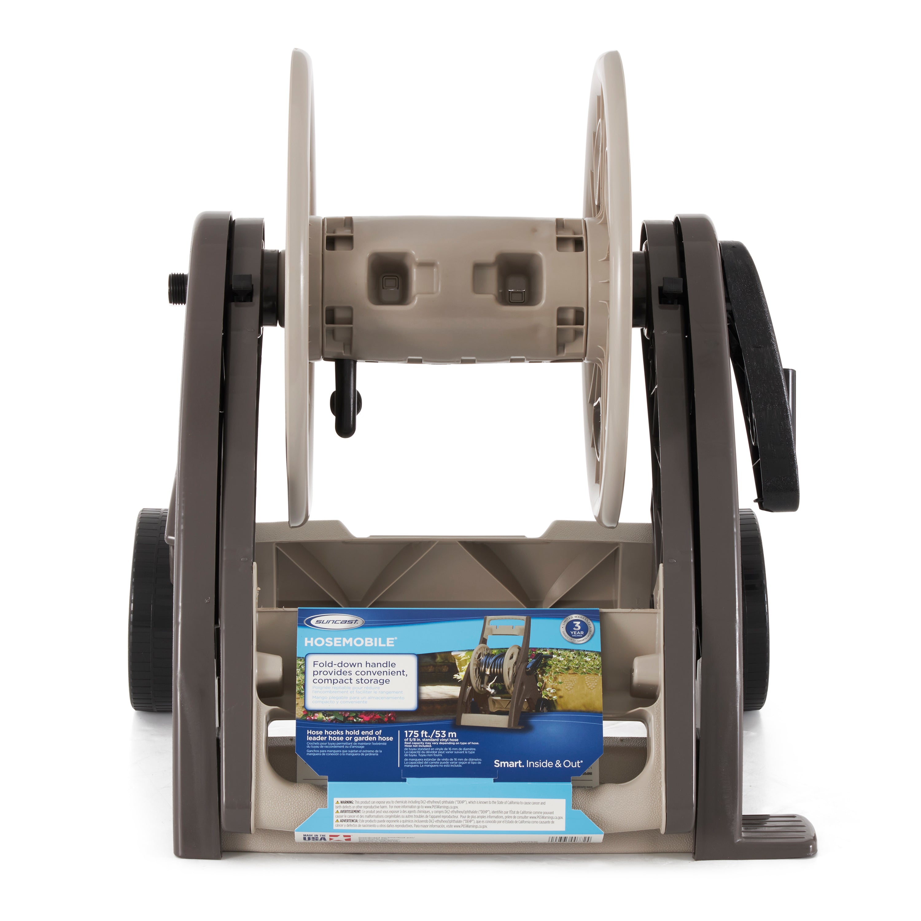 Suncast 175' Hosemobile Resin Garden Hose Reel Cart with Leader Hose (4 Pack)
