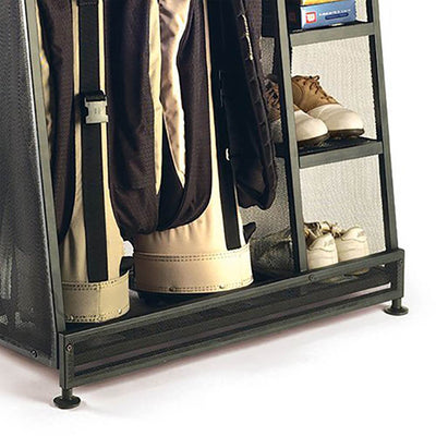 Suncast Metal Golf Bag Organizer for Garage w/ 3 Shelves & Deep Bin (Open Box)
