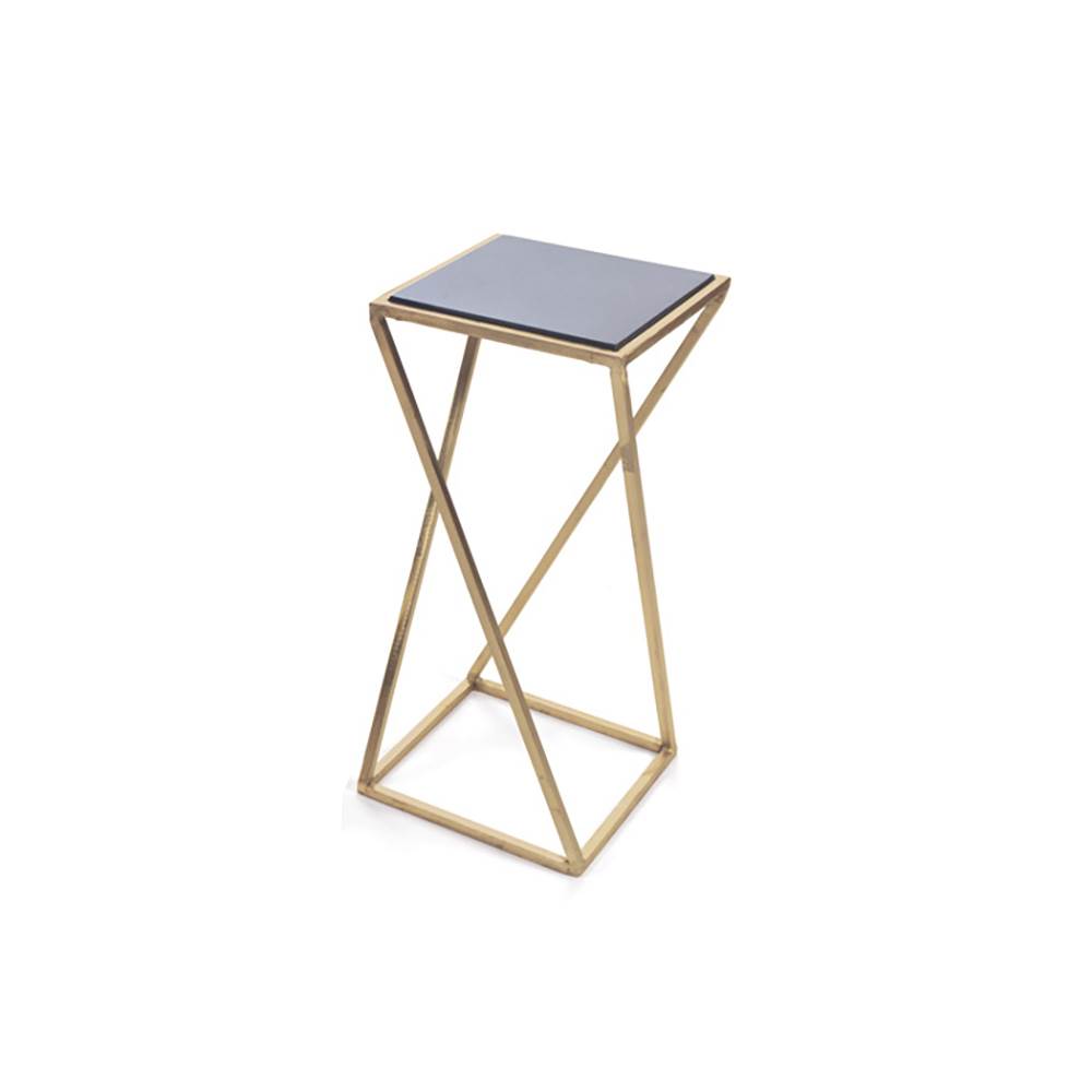 Aubrey Metal & Living Room Coffee Drink Side End Tables Set, Pair (Used)