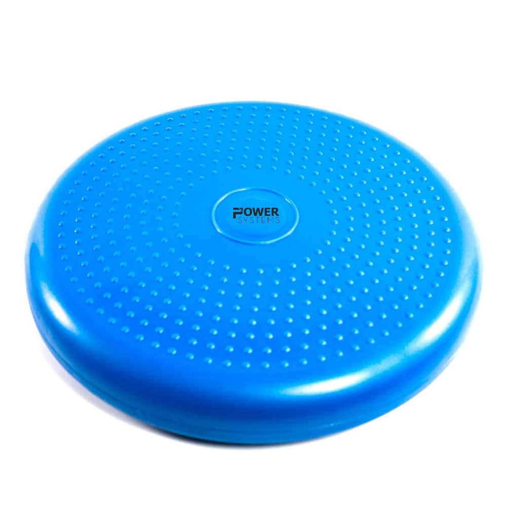 Power Systems Versa Inflated Disc for Balance Exercise Workout, Blue (Open Box)
