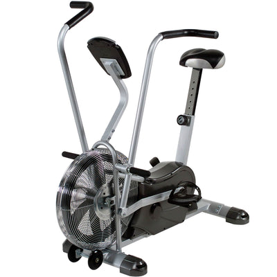 Marcy Air Cardio Fitness Training Workout Bike with Exercise Arms | Open Box
