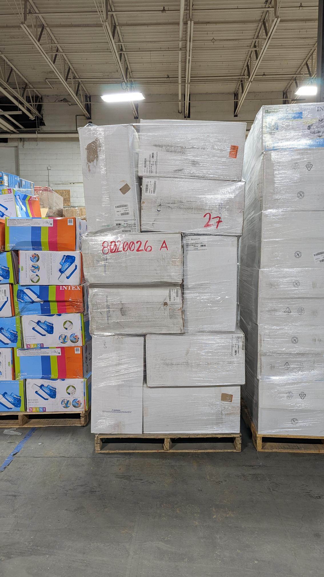 TRC Recreation Sunsation Foam Lounger Pool Float Blue (1 Pallet of 27)(Open Box)