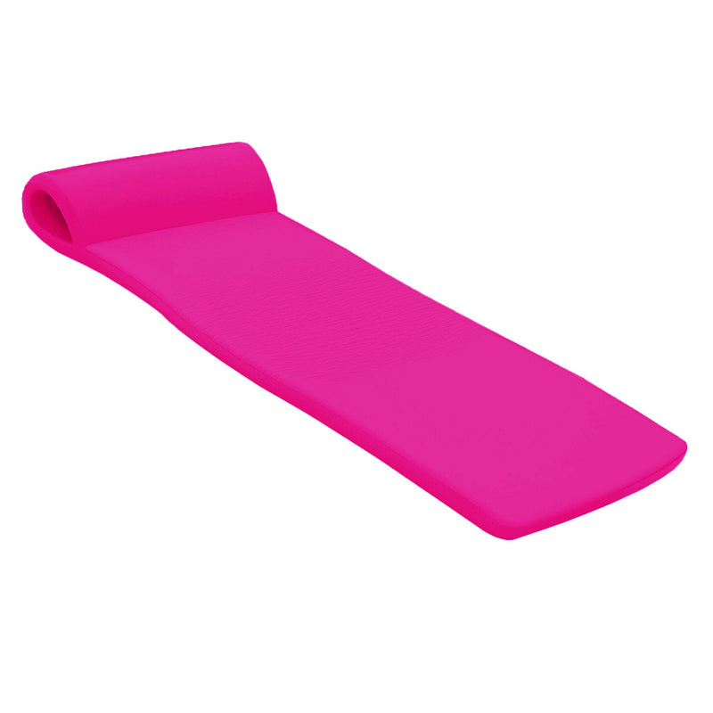 TRC Recreation 1.75" Thick Foam Lounger Raft Pool Float, Flamingo Pink (Used)