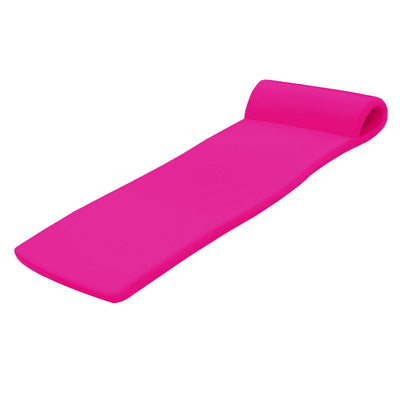 TRC Recreation 1.75" Thick Foam Lounger Raft Pool Float, Flamingo Pink (Used)