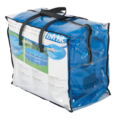Intex 12 x 24 Foot Rectangular Solar Frame Set Swimming Pool Cover (Open Box)