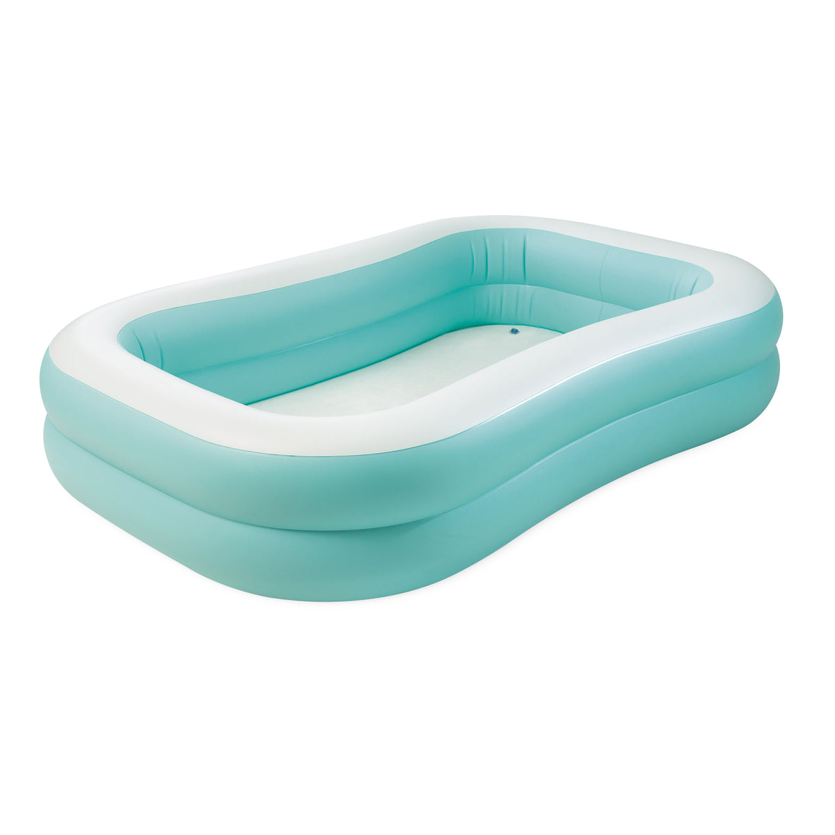 Intex 7.5ftx4.8ftx18in Mandarin Swim Center Inflatable Pool, Orange (For Parts)