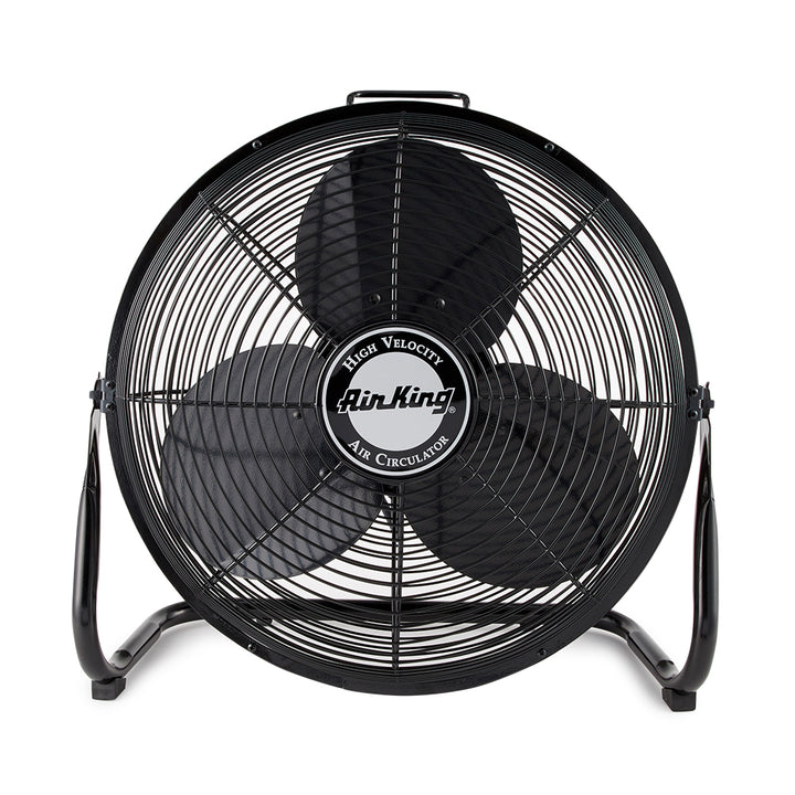 Air King 18 Inch 1/6 HP 3-Speed Indoor Industrial Open Motor Pivoting Floor Fan