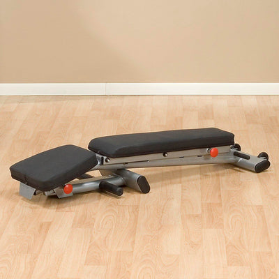 Body Solid Folding Adjustable Exercise Lifting Workout Bench, GFID225(For Parts)