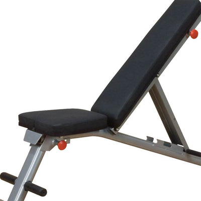Body Solid Folding Adjustable Exercise Lifting Workout Bench, GFID225(For Parts)