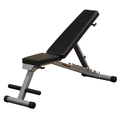 Body Solid Powerline Flat Folding Home Gym Workout Multi-Bench Press (For Parts)