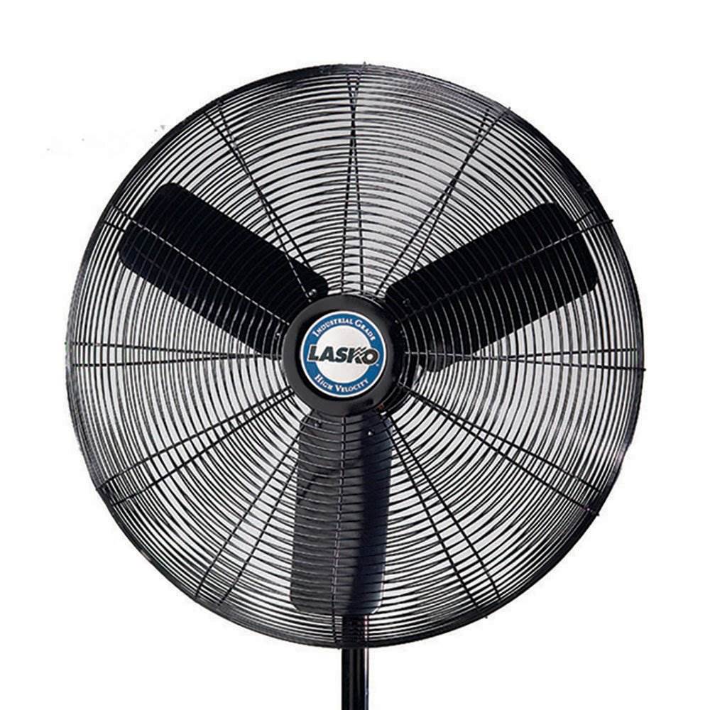 Lasko 30 Inch Industrial Grade Adjustable 3-Speed Oscillating Floor Pedestal Fan