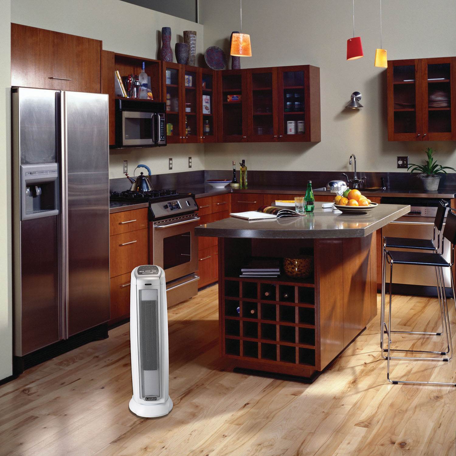 Lasko 5775 1500W Portable Electronic Thermostat Ceramic Tower Space Heater - VMInnovations