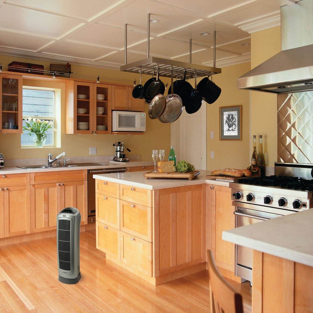 Lasko 1500W Portable Oscillating Ceramic Space Heater Tower with Digital Display