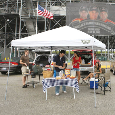 Wenzel Smartshade 10' x 10' Tailgating Picnic Pop Up Canopy | Open Box