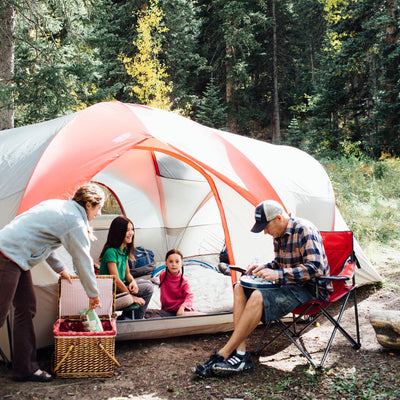 Wenzel Great Basin 10 Person 3 Room Easy Setup Family Dome Tent | Open Box