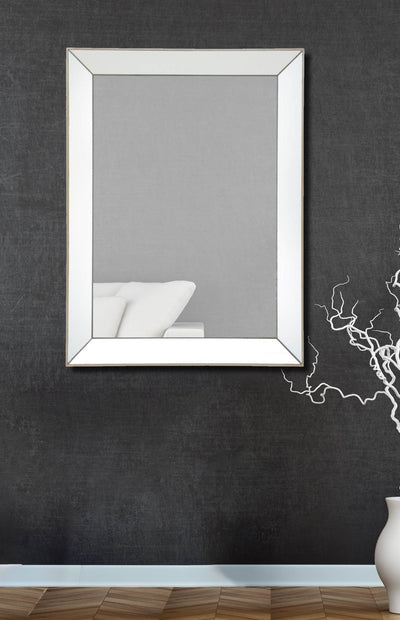 Majestic Mirror  30" x 40" Rectangle Decorative Glass Accent Mirror (Open Box)