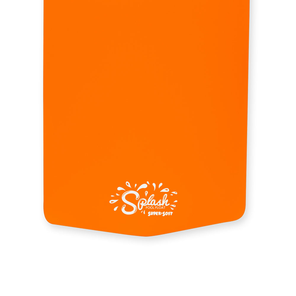 TRC Recreation Splash 70 Inch Foam Raft Lounger Pool Lake Float, Orange (2 Pack)
