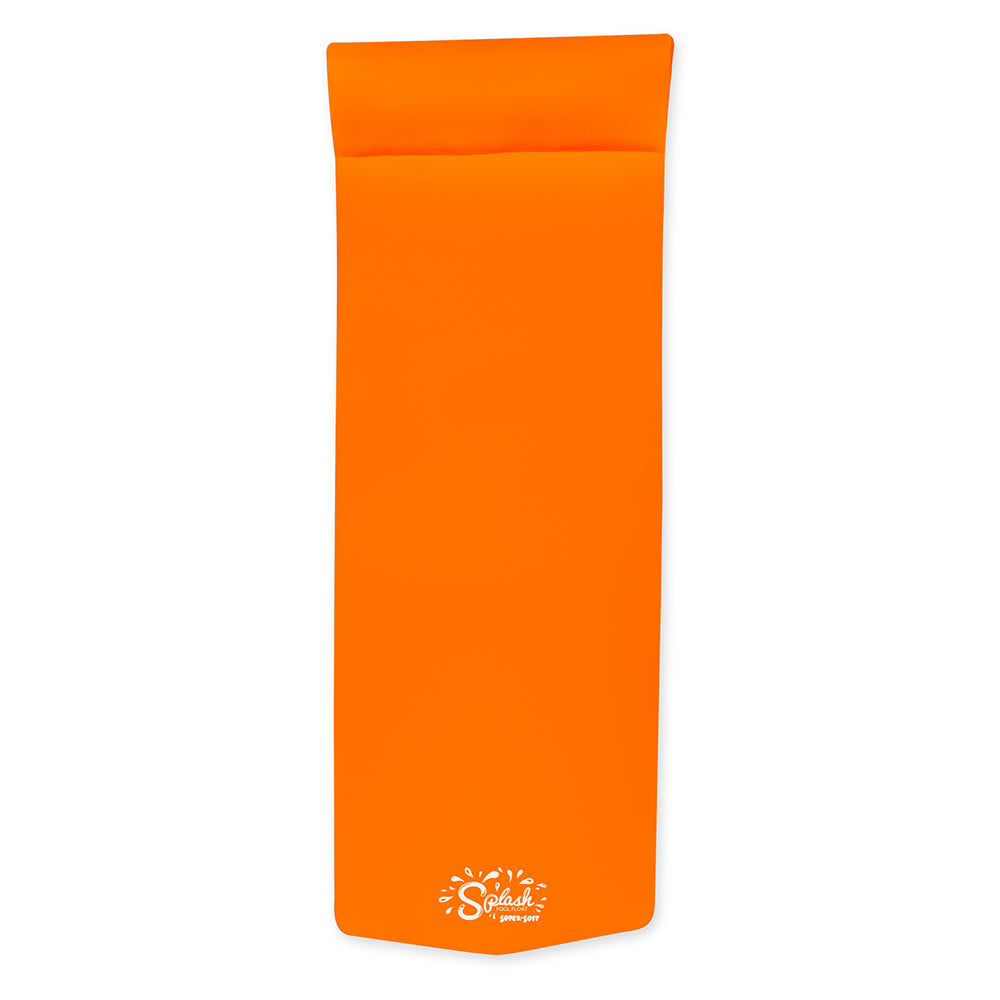 TRC Recreation Splash 70 Inch Foam Raft Lounger Pool Lake Float, Orange (3 Pack)