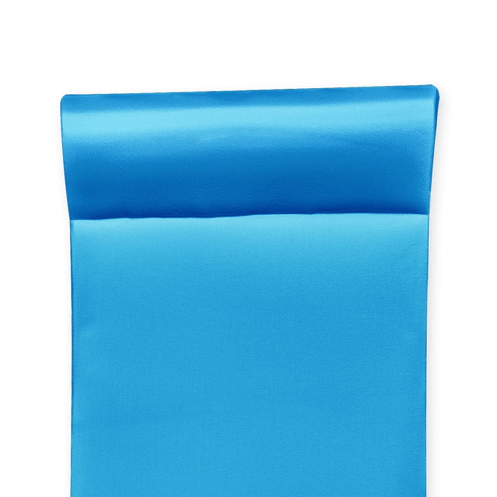 Texas Recreation Splash 70 Inch Foam Raft Lounger Pool Lake Float, Blue (6 Pack)