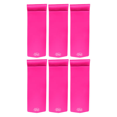 TRC Splash 70 Inch Foam Raft Lounger Pool Lake Float, Flamingo Pink (6 Pack)