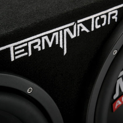 MTX TNP212DV 12-Inch 2000-W Dual Loaded Subwoofer Enclosure w/Amplifier (4 Pack) - VMInnovations